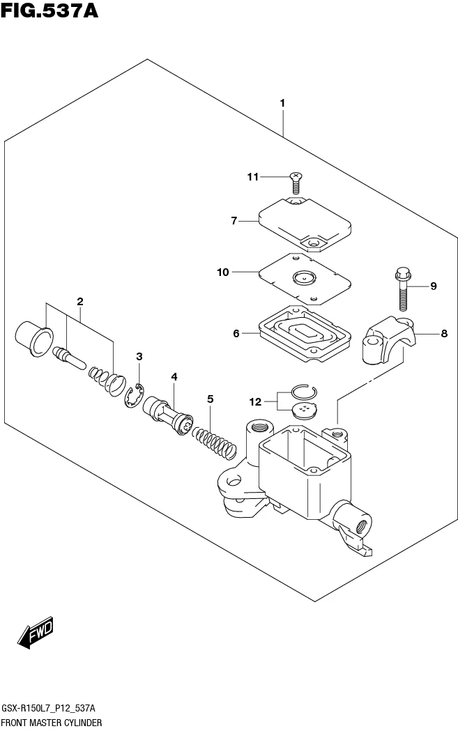 FIG.537A FRONT MASTER CYLINDER