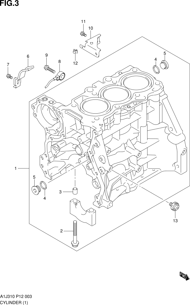 FIG. 3 CYLINDER (TYPE 1)