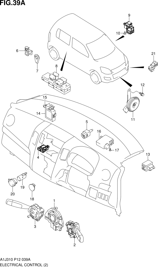FIG. 39A ELECTRICAL CONTROL (TYPE 2)