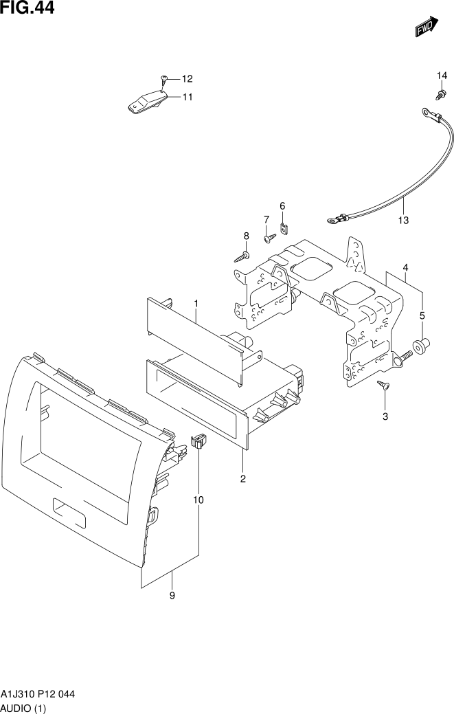 FIG. 44 AUDIO (GA)