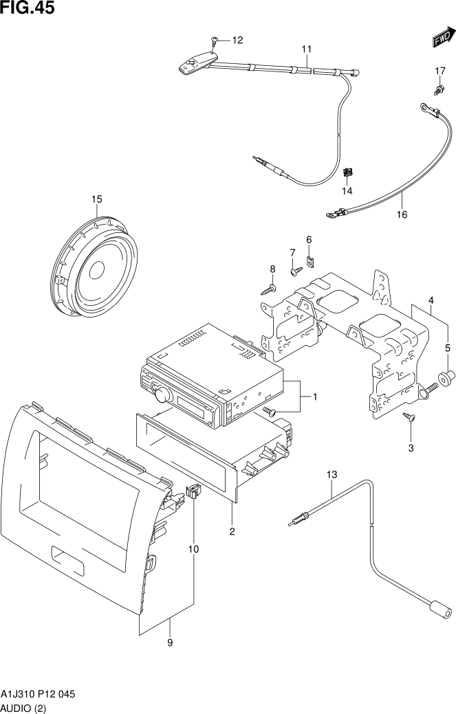 FIG. 45 AUDIO (GL)