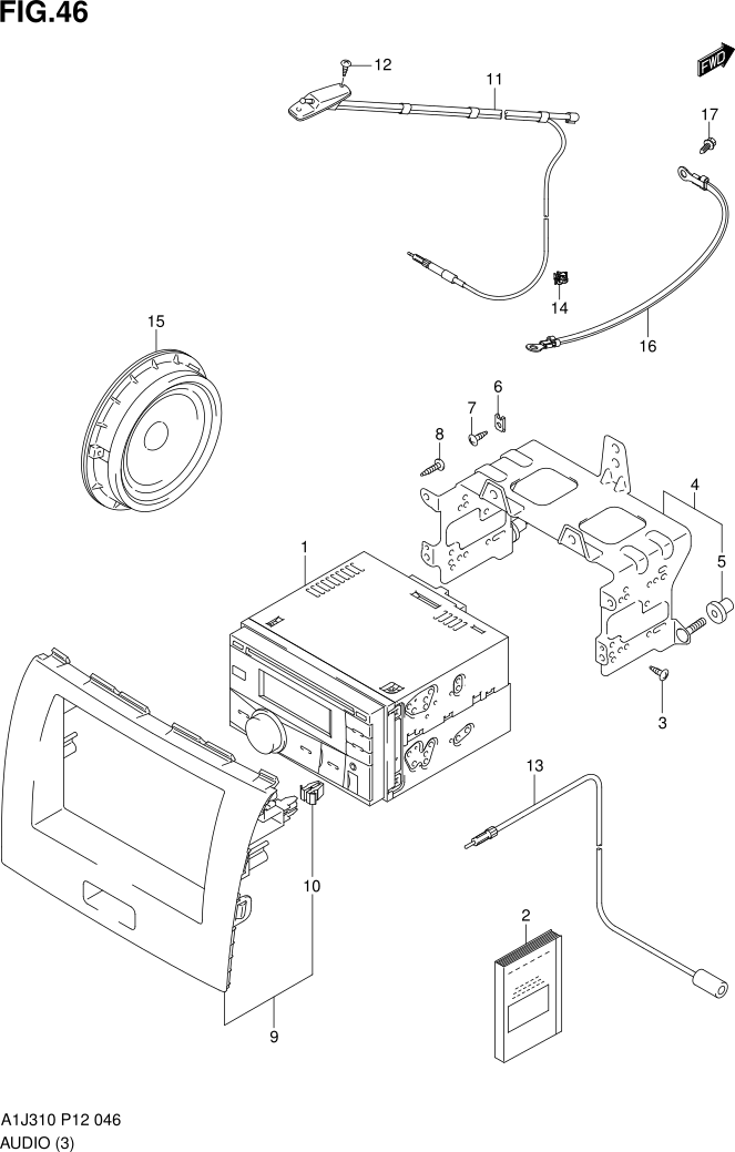 FIG. 46 AUDIO (GX,GS)