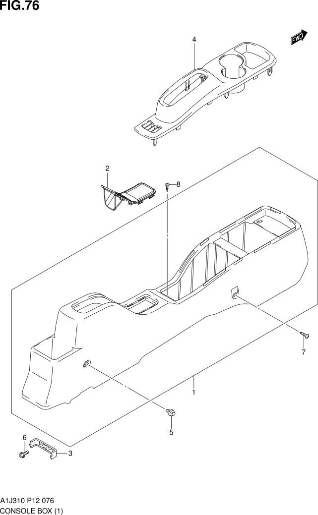 FIG. 76 CONSOLE BOX
