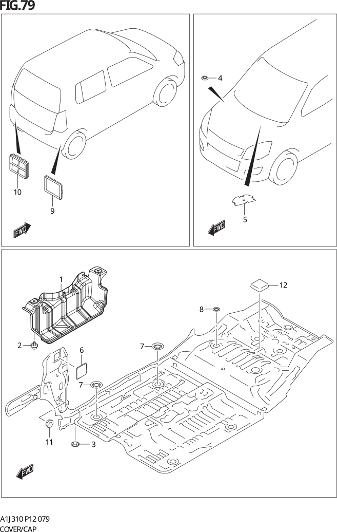 FIG. 79 COVER/CAP