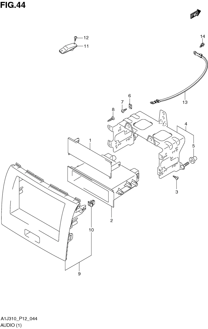 FIG. 44 AUDIO (GA)