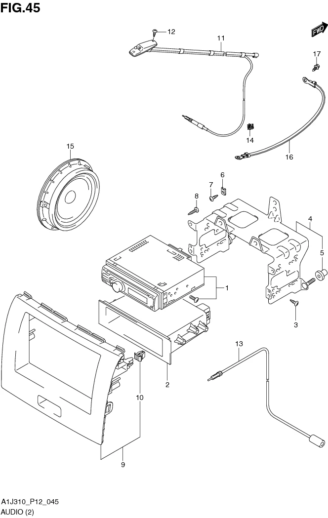 FIG. 45 AUDIO (GL)