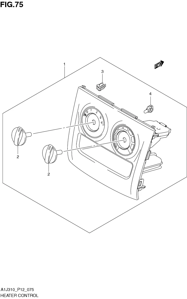 FIG. 75 HEATER CONTROL