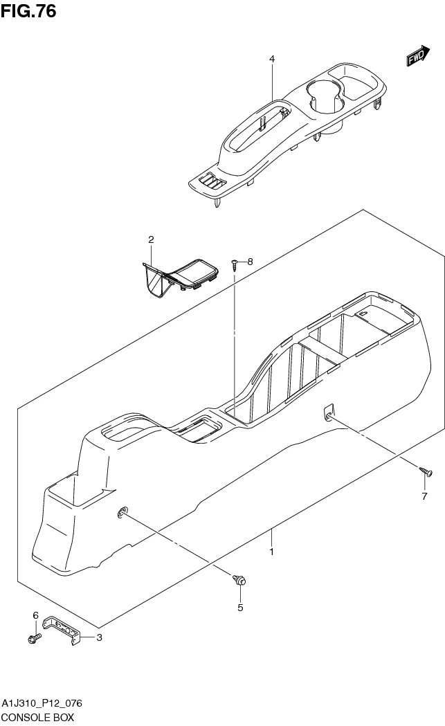 FIG. 76 CONSOLE BOX