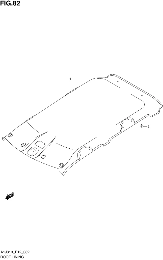 FIG. 82 ROOF LINING