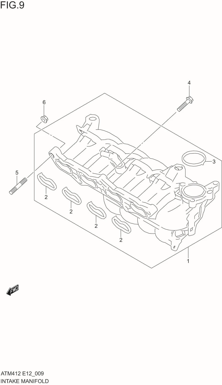 FIG.9 INTAKE MANIFOLD