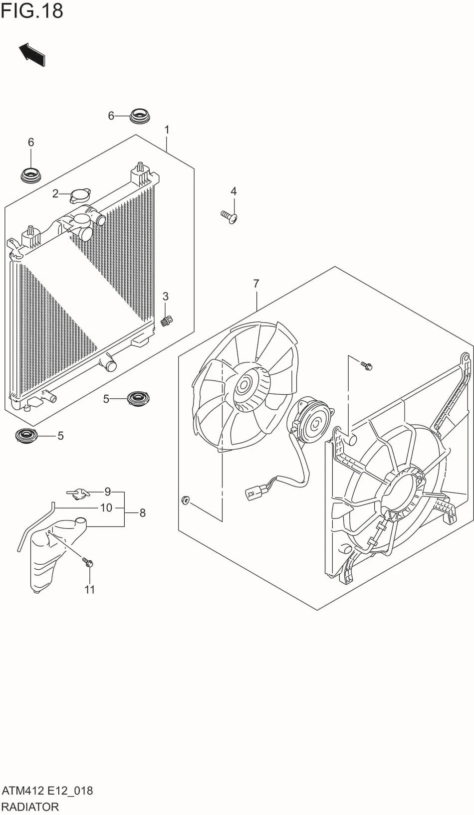 FIG.18 RADIATOR