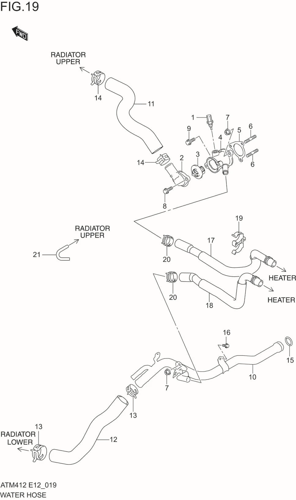 FIG.19 WATER HOSE