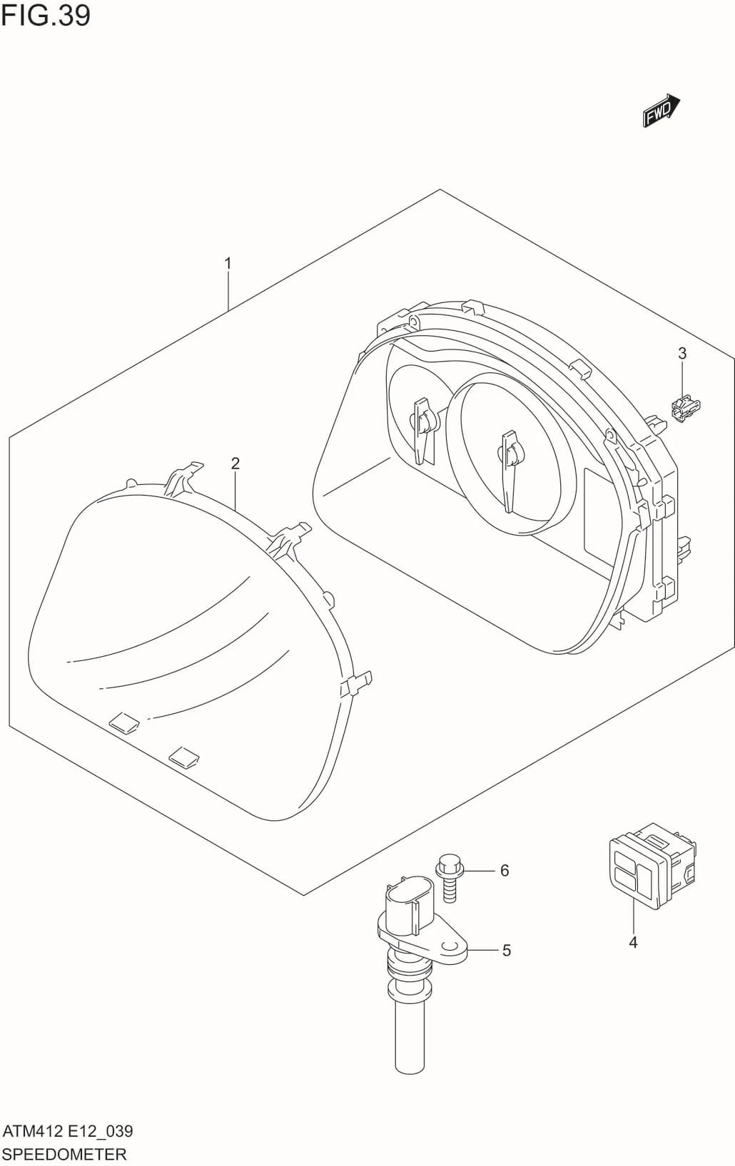 FIG.39 SPEEDOMETER