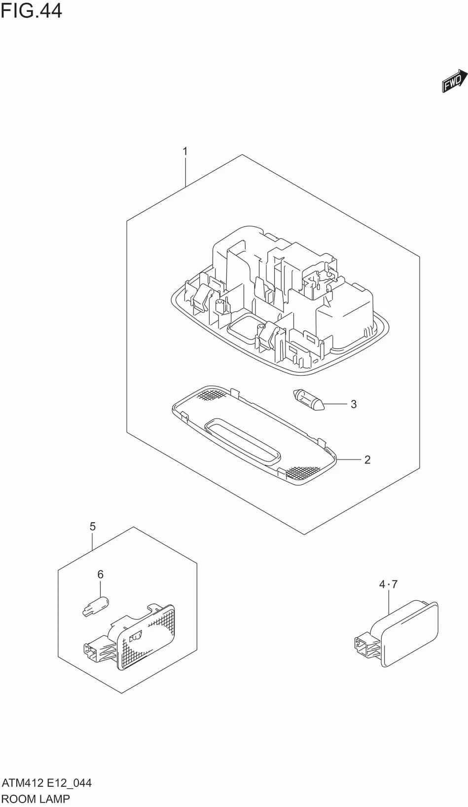 FIG.44 ROOM LAMP