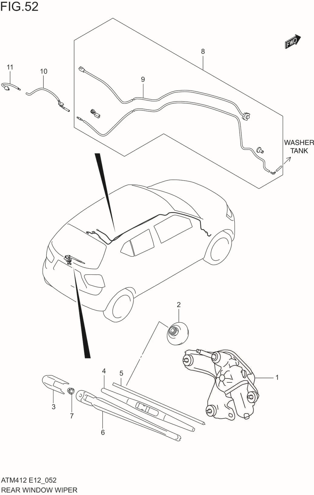 FIG.52 REAR WINDOW WIPER