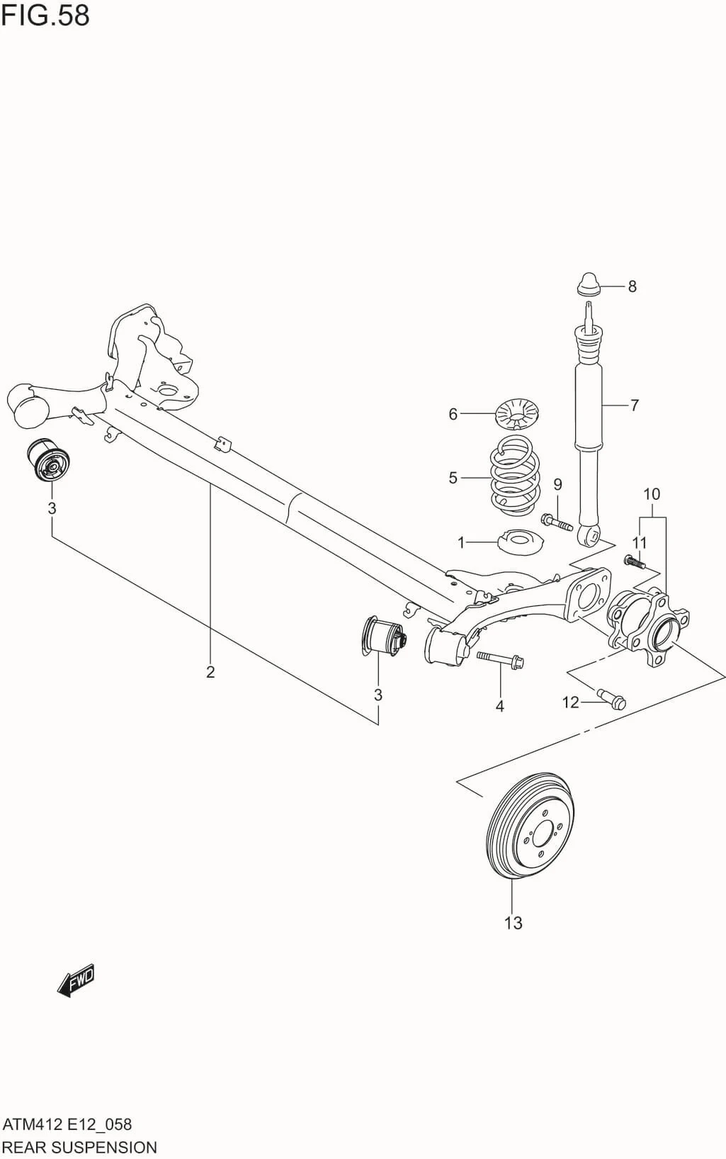 FIG.58 REAR SUSPENSION