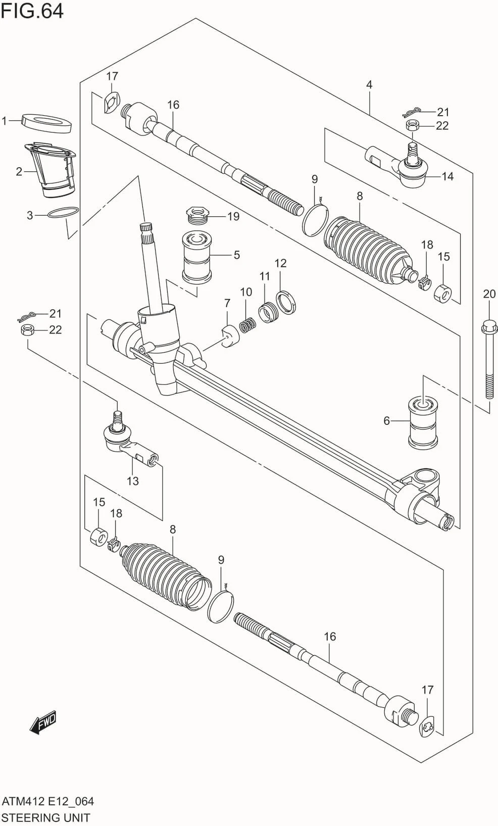 FIG.64 STEERING UNIT