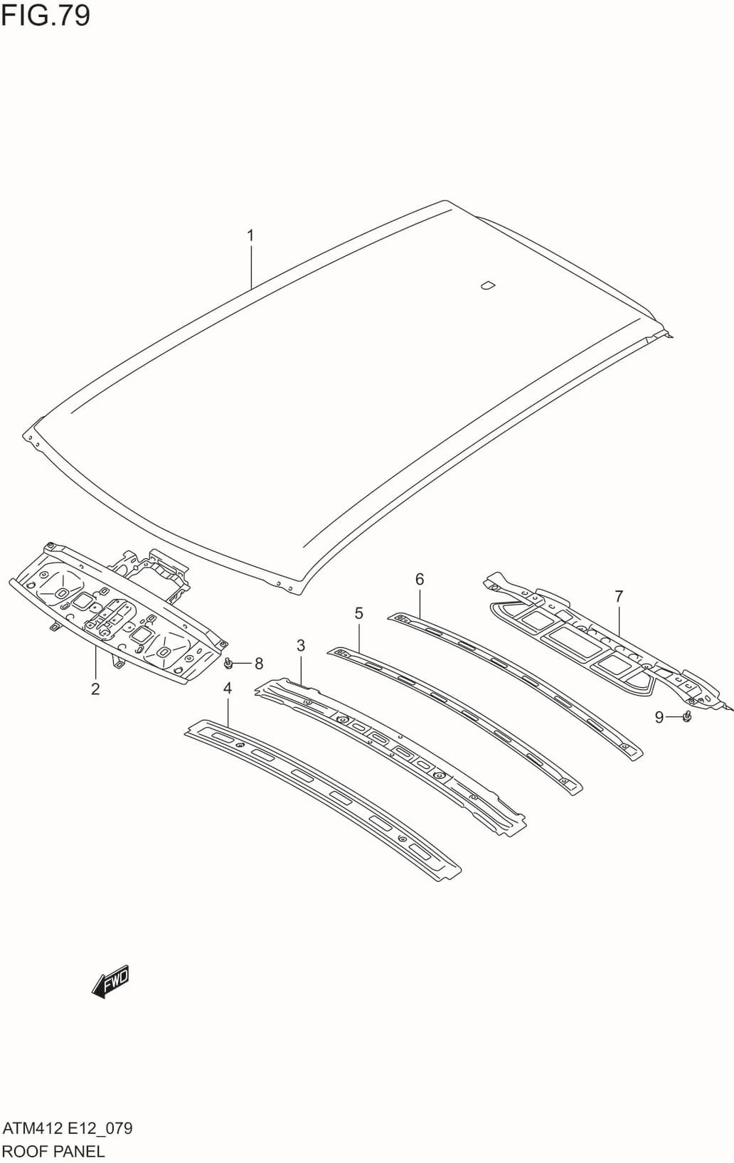FIG.79 ROOF PANEL