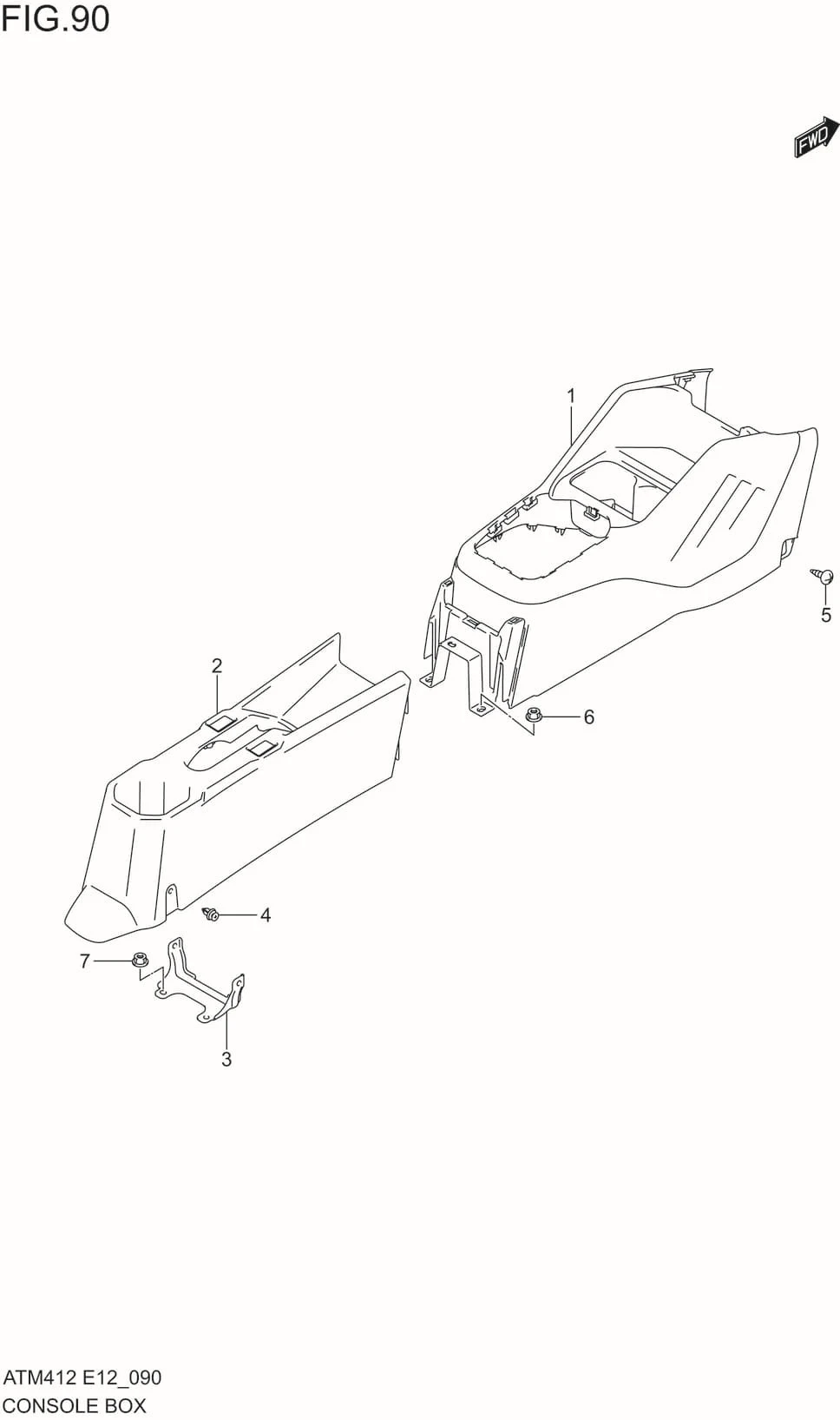 FIG.90 CONSOLE BOX