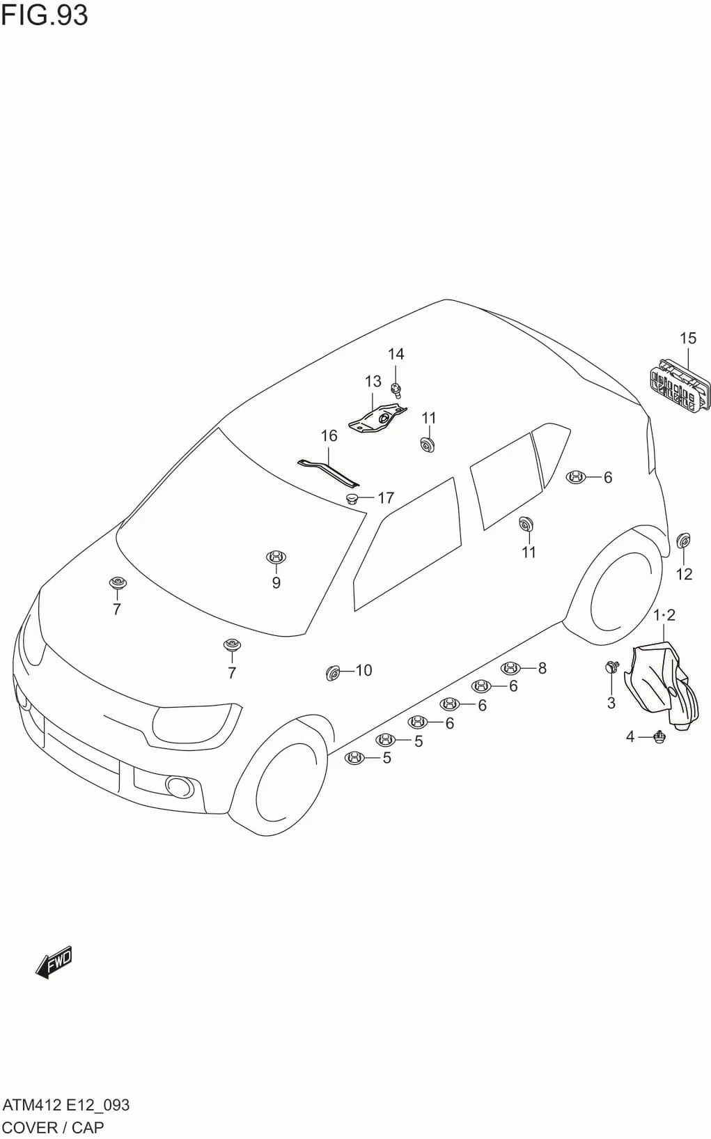 FIG.93 COVER / CAP