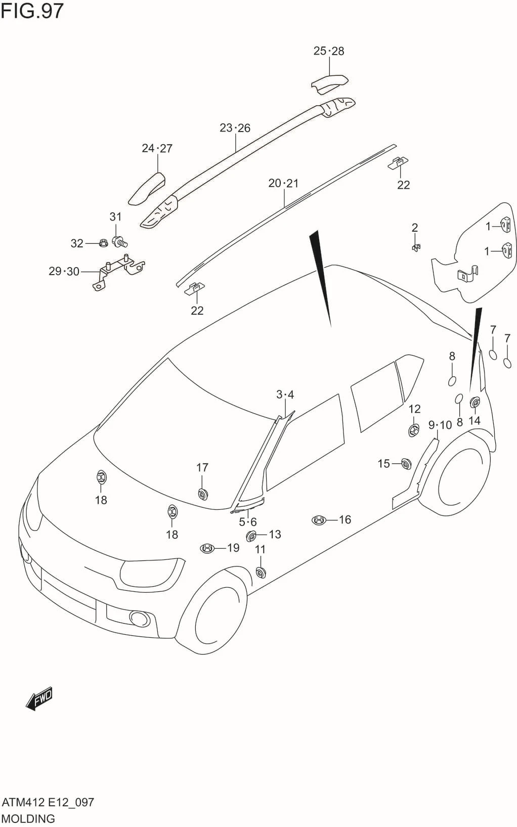 FIG.97 MOLDING