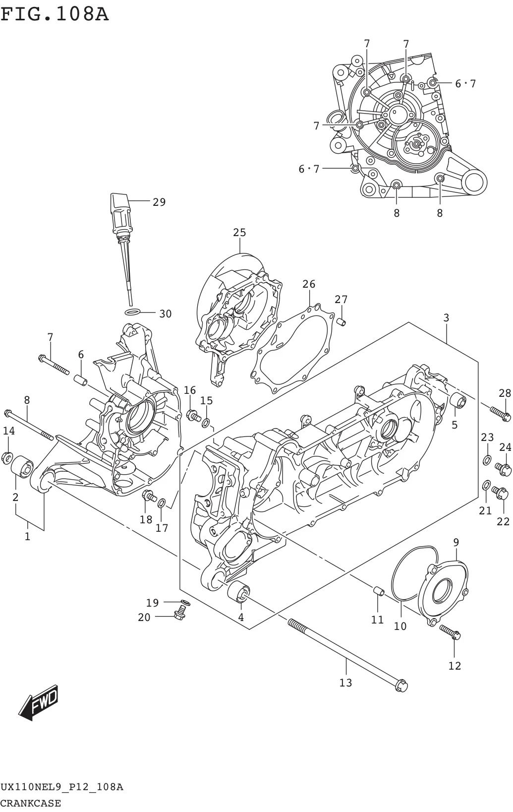 FIG. 108A CRANKCASE