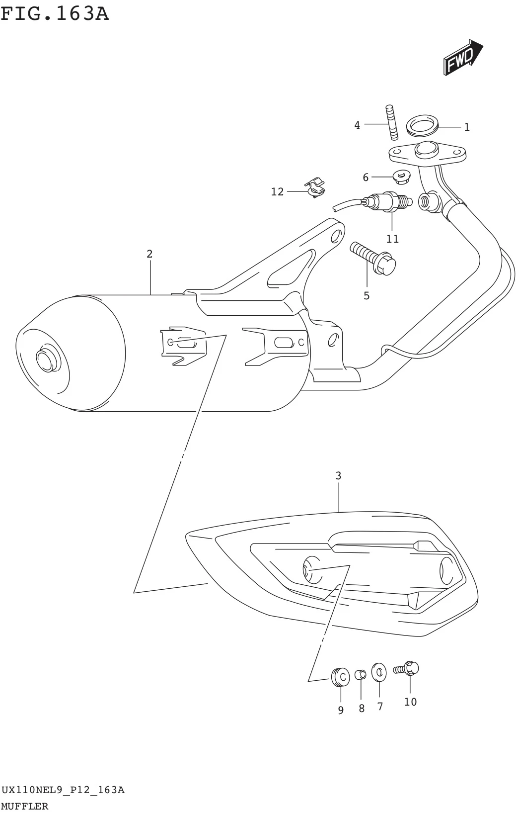 FIG. 163A MUFFLER