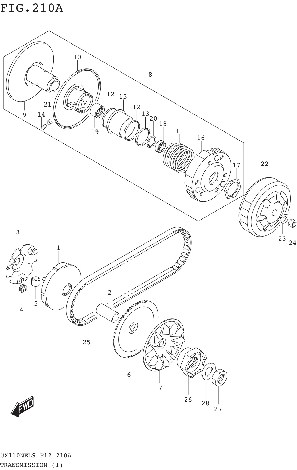 FIG. 210A TRANSMISSION (1