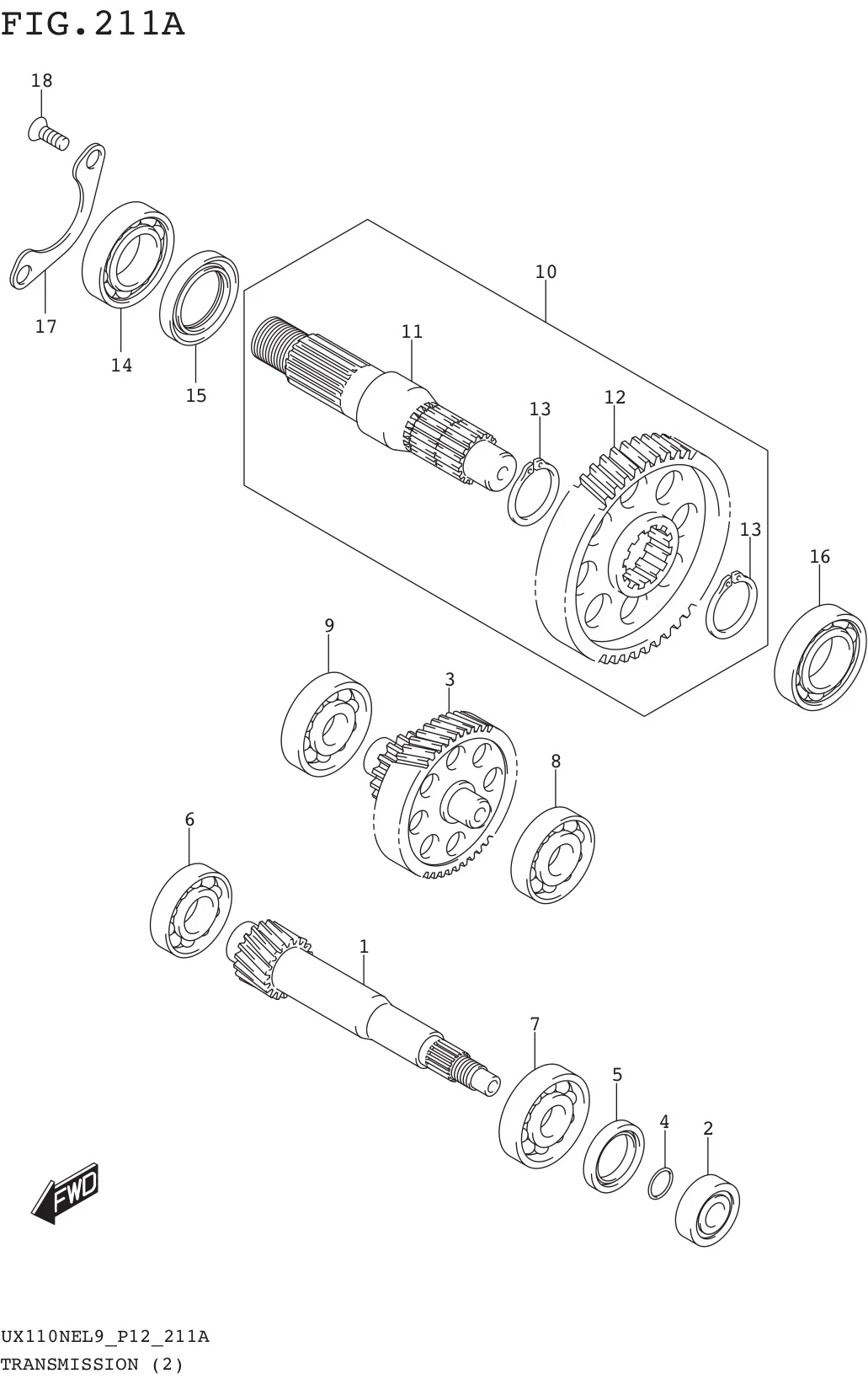 FIG. 211A TRANSMISSION (2