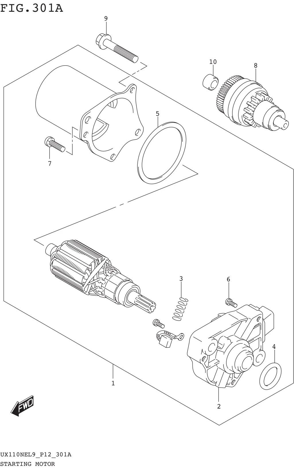 FIG. 301A STARTING MOTOR