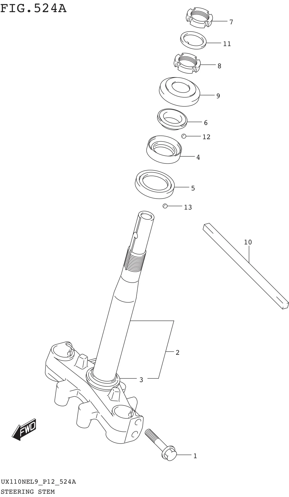 FIG. 524A STEERING STEM