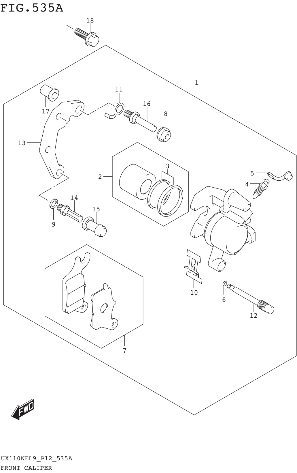 FIG. 535A FRONT CALIPER