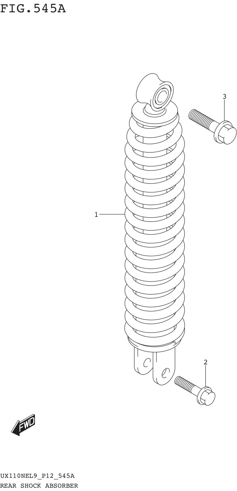 FIG. 545A REAR SHOCK ABSORBER