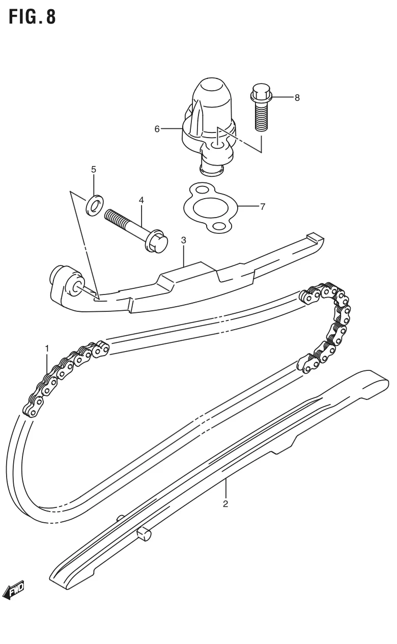 FIG. 8 CAMCHAIN