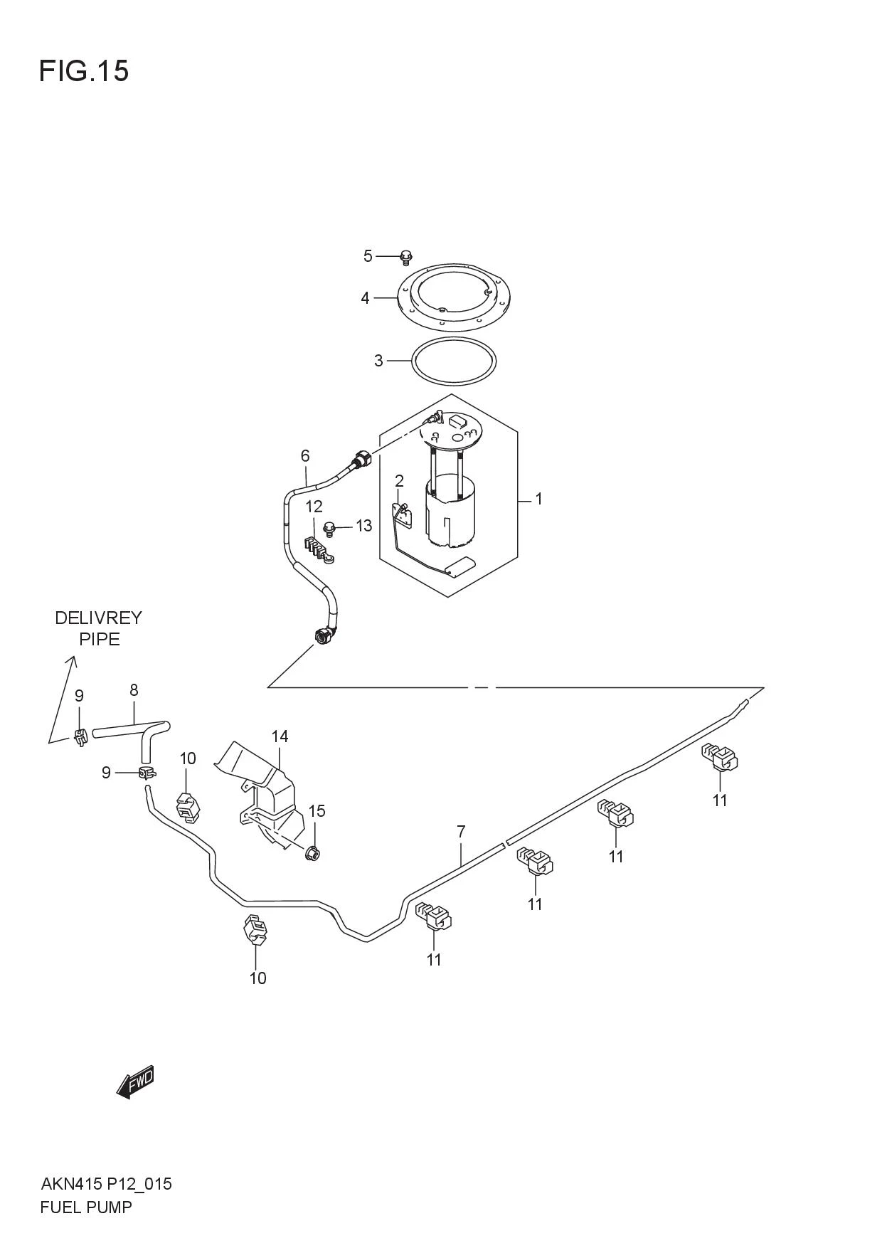 FIG.15 FUEL PUMP