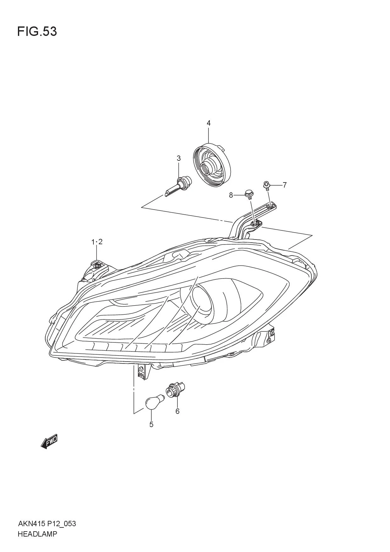 FIG.53 HEADLAMP