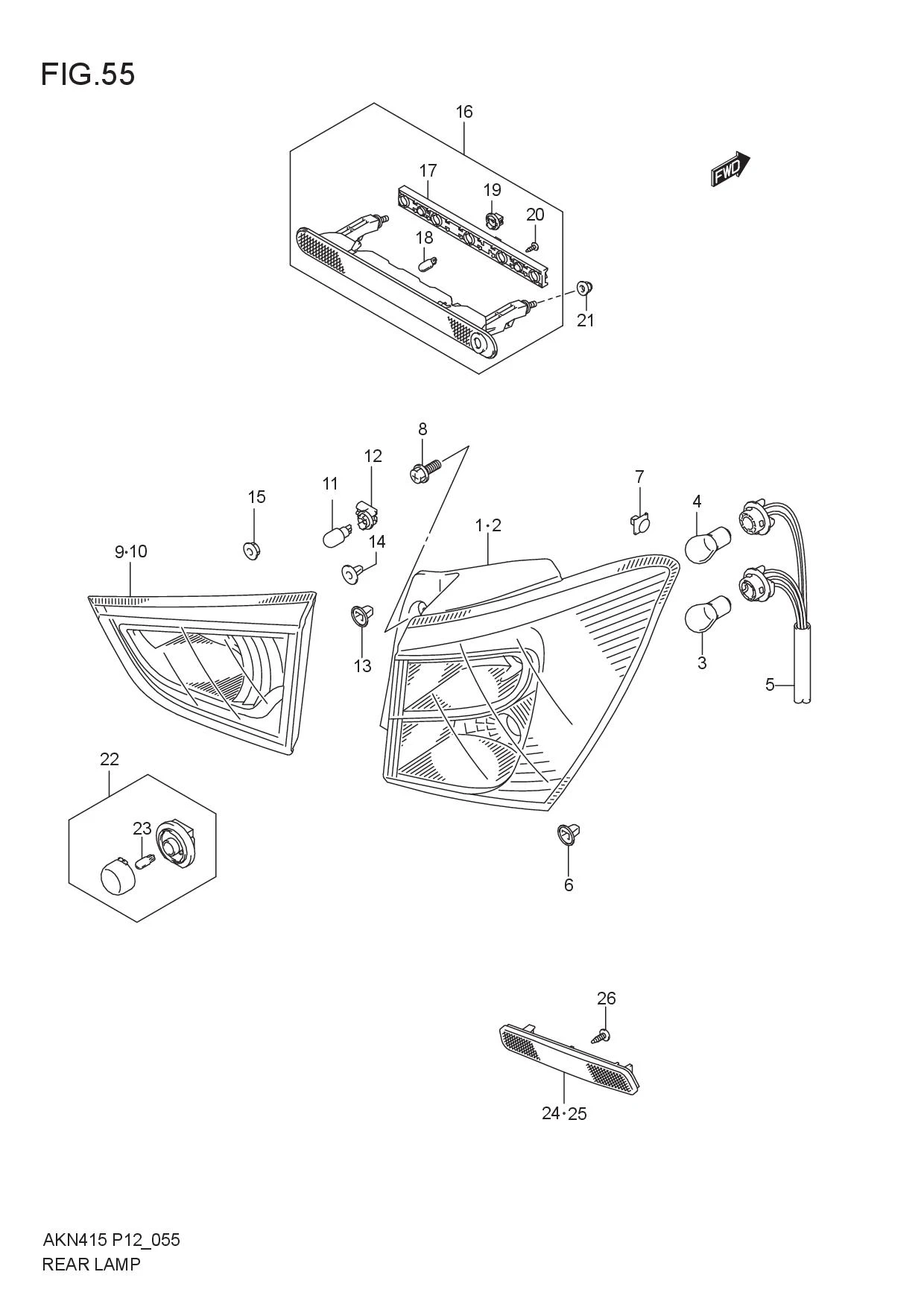FIG.55 REAR LAMP