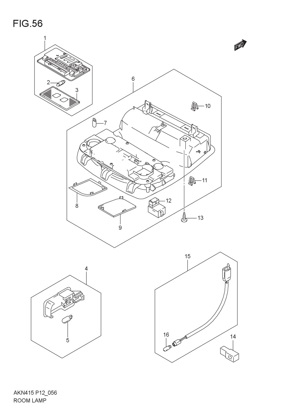 FIG.56 ROOM LAMP