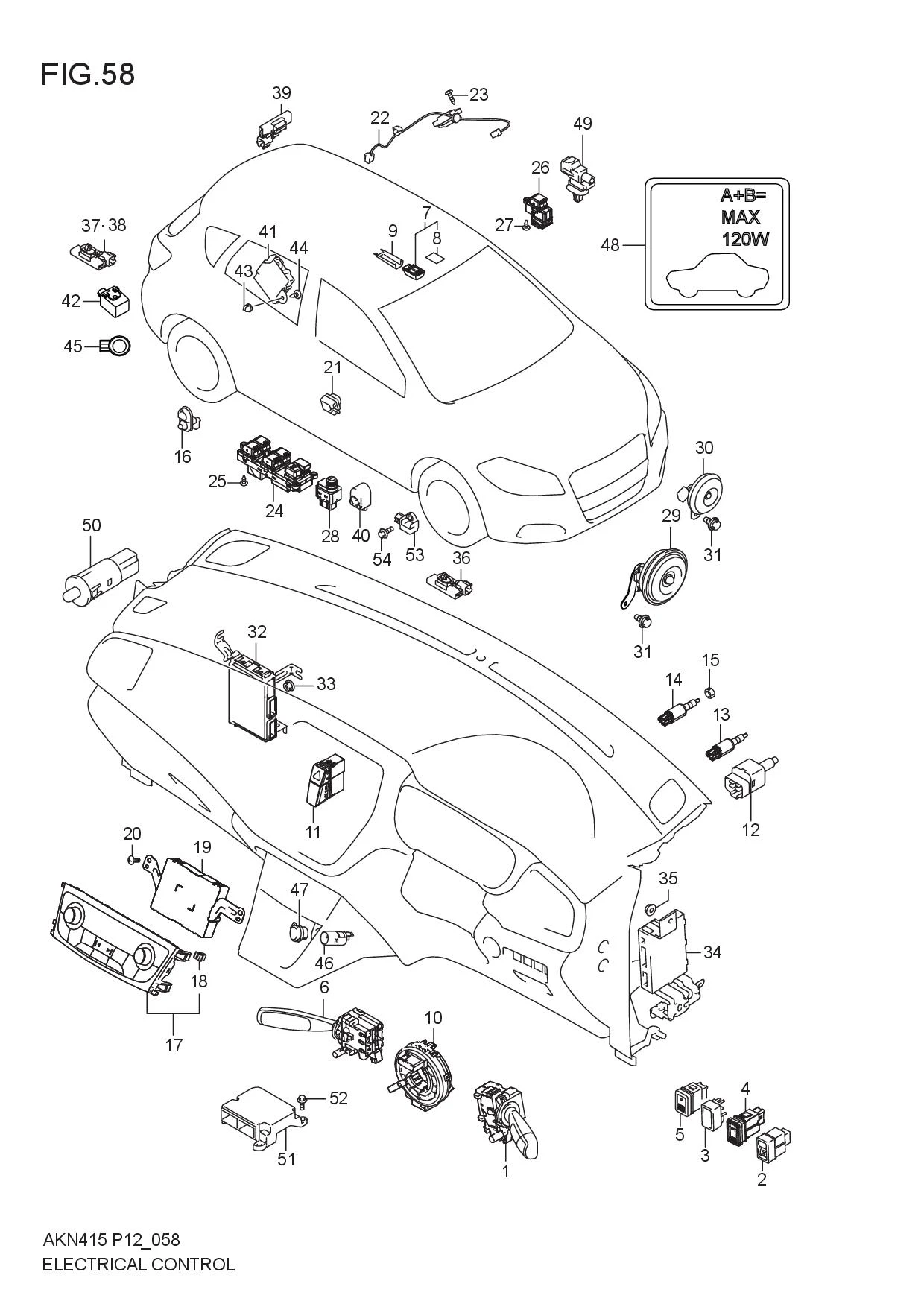 FIG.58 ELECTRICAL CONTROL