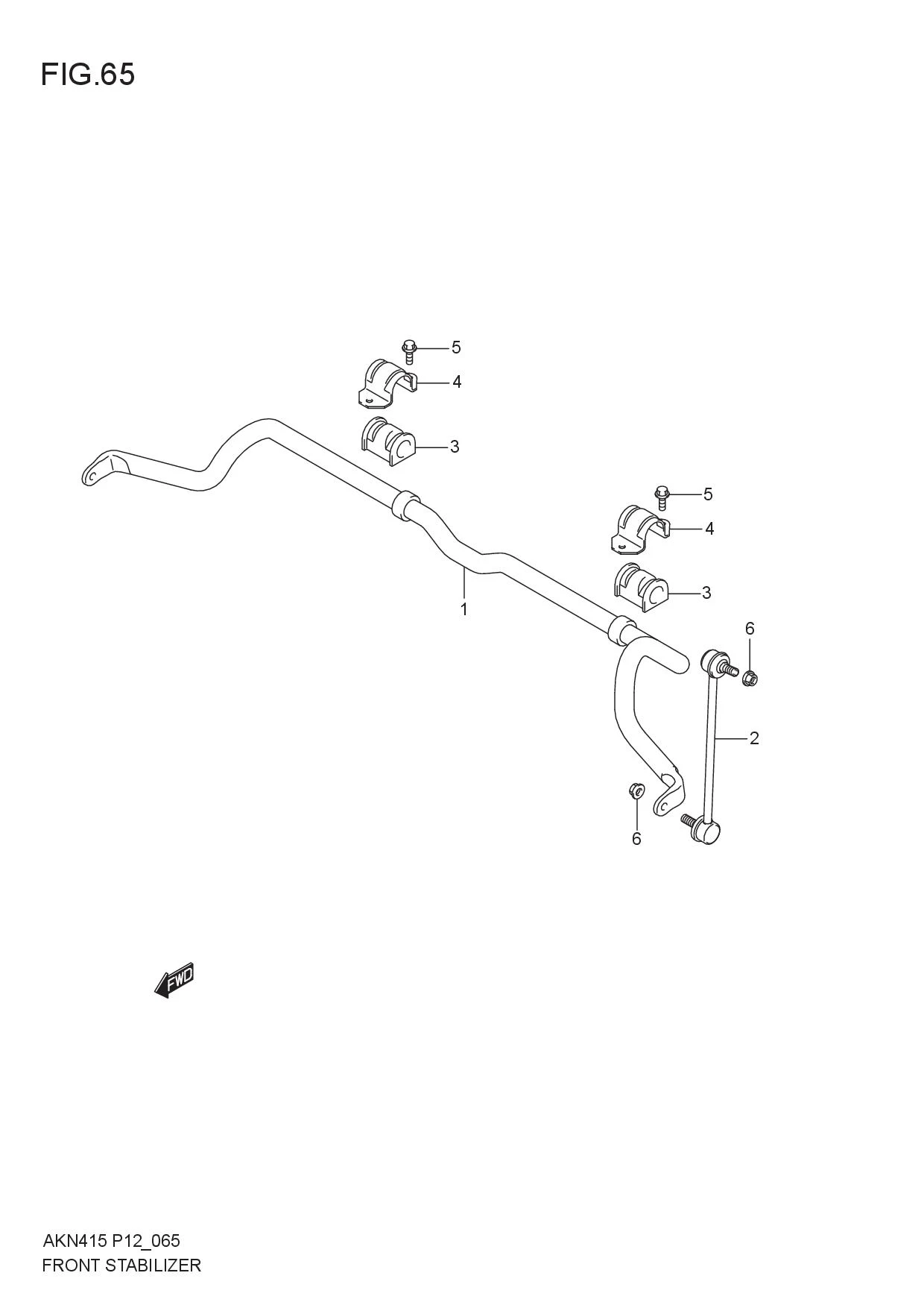 FIG.65 FRONT STABILIZER