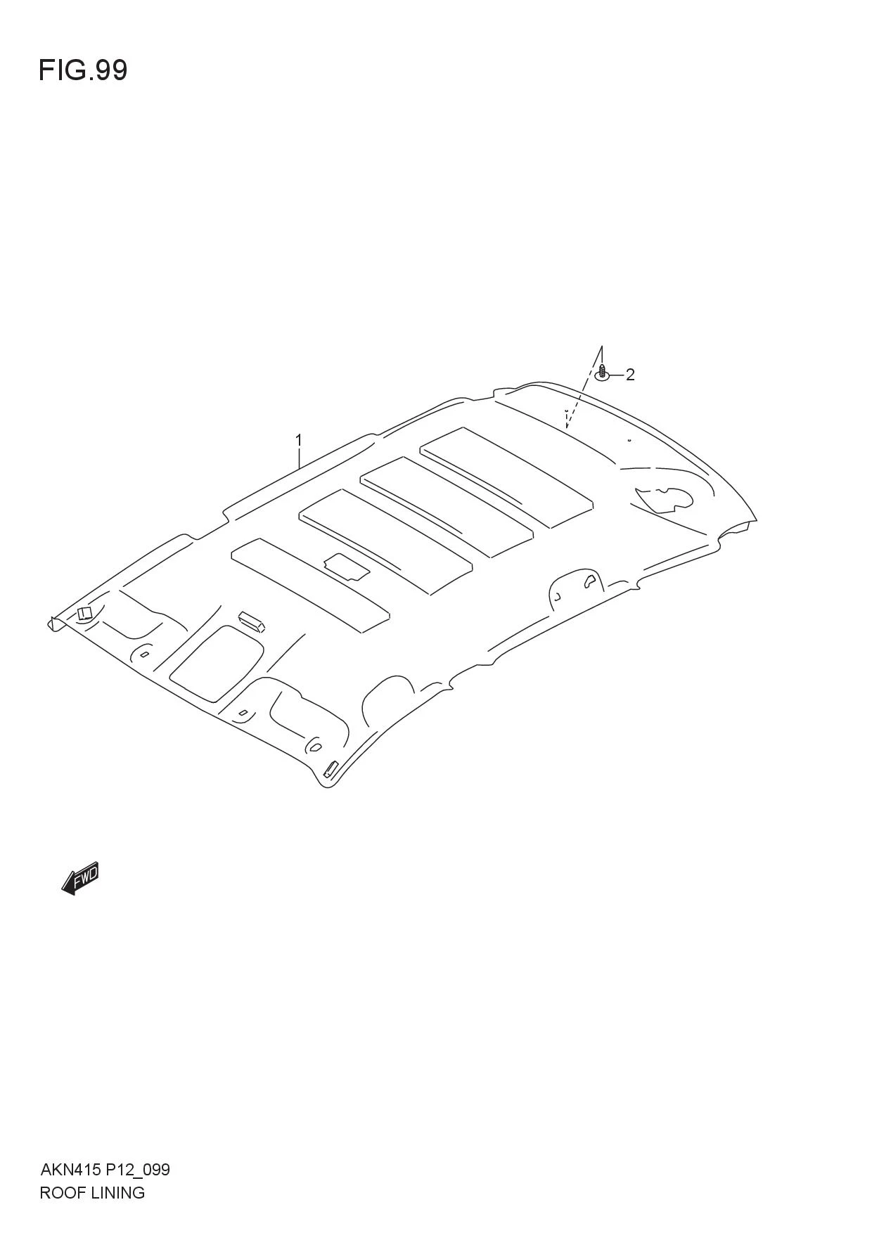 FIG.99 ROOF LINING