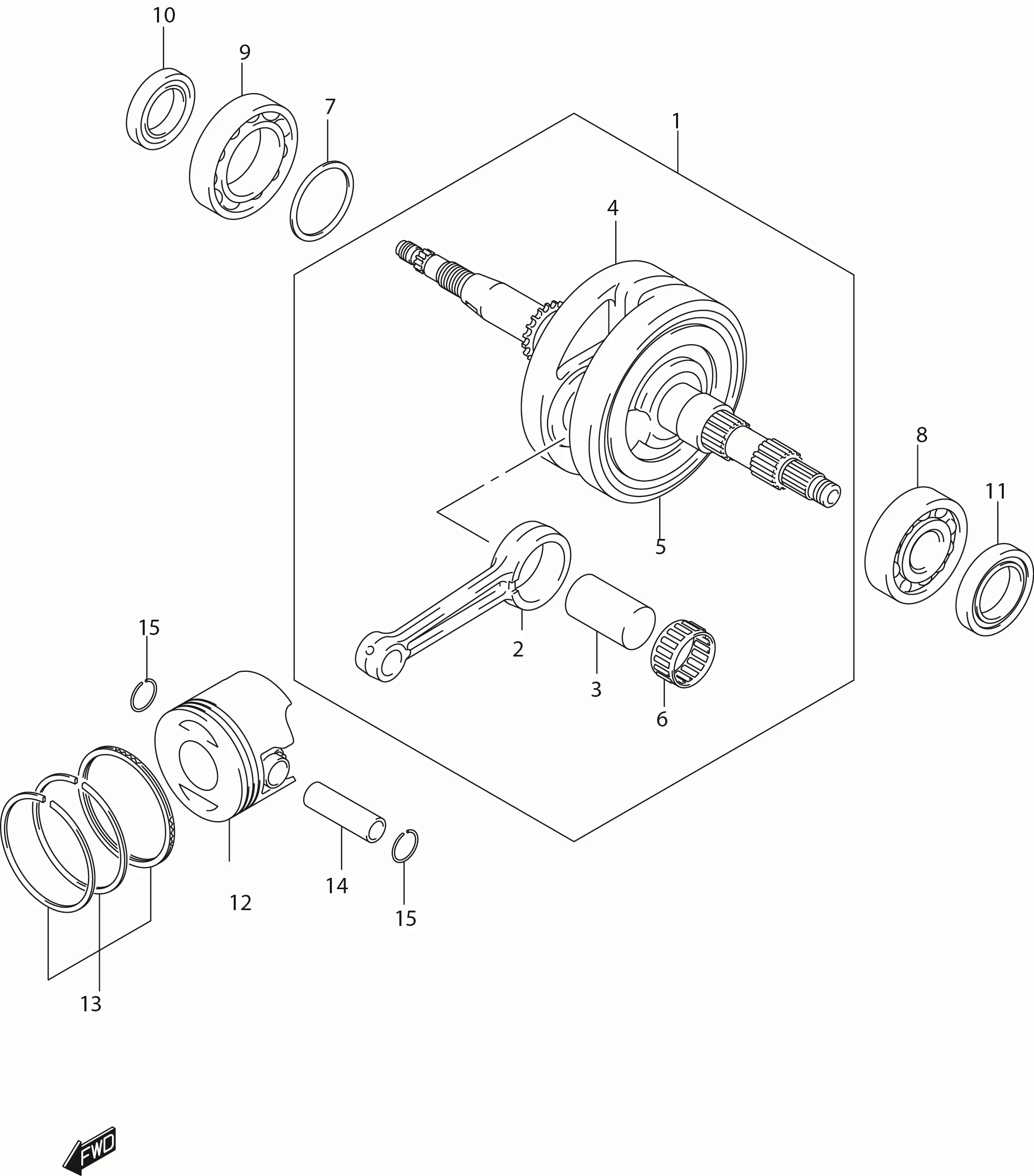 FIG.6 CRANKSHAFT