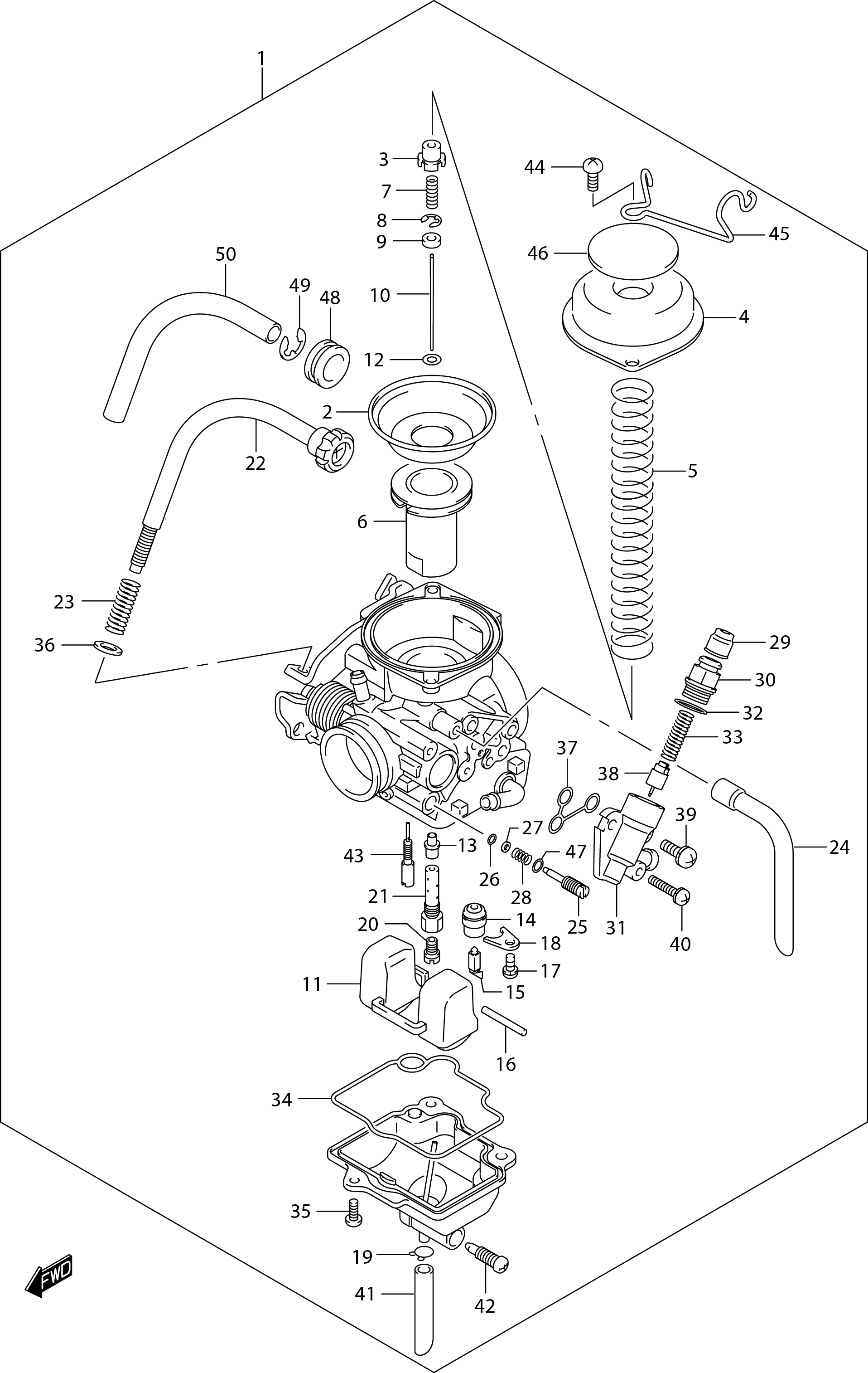 carburetor price of suzuki access 125