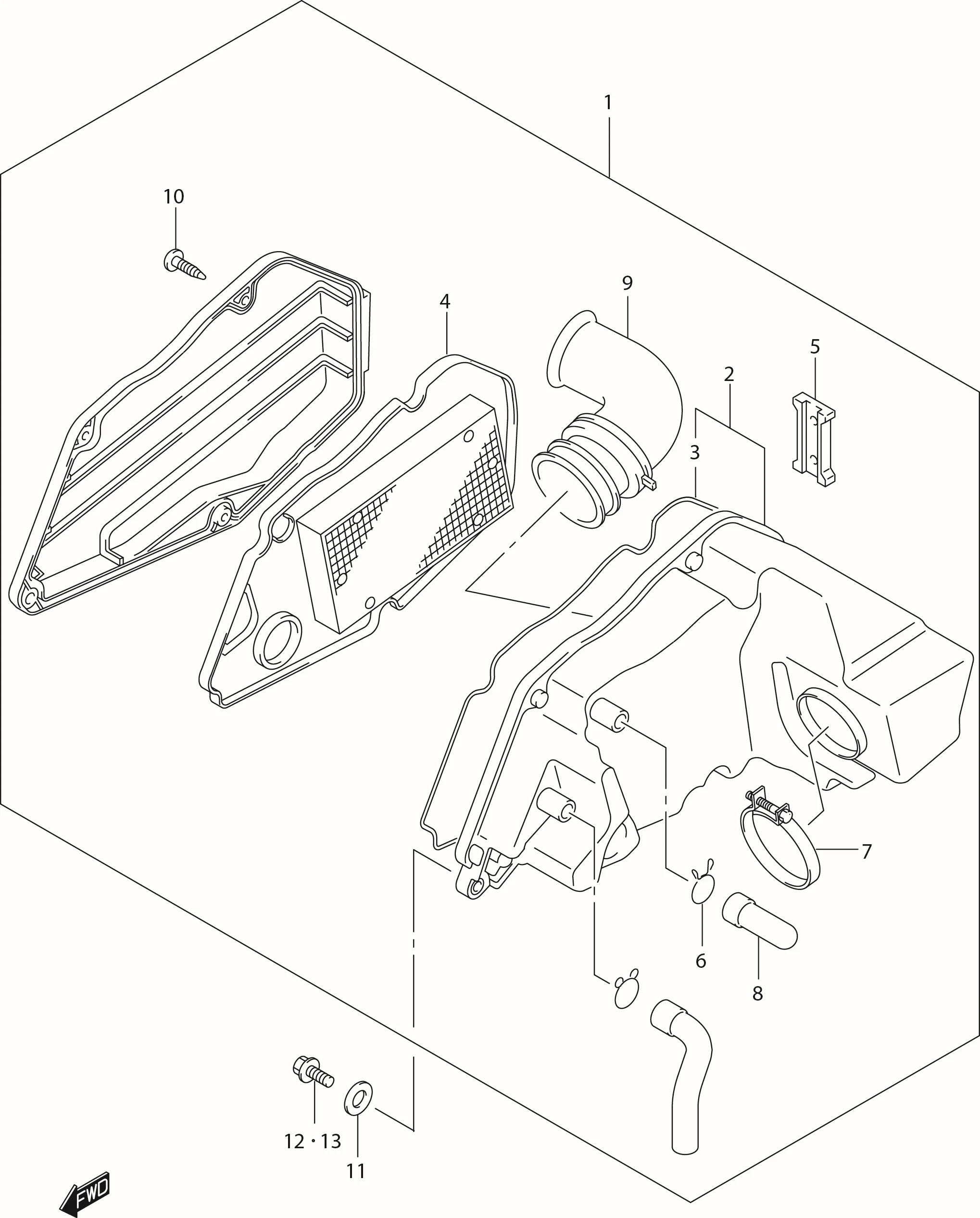 FIG.11 AIR CLEANER