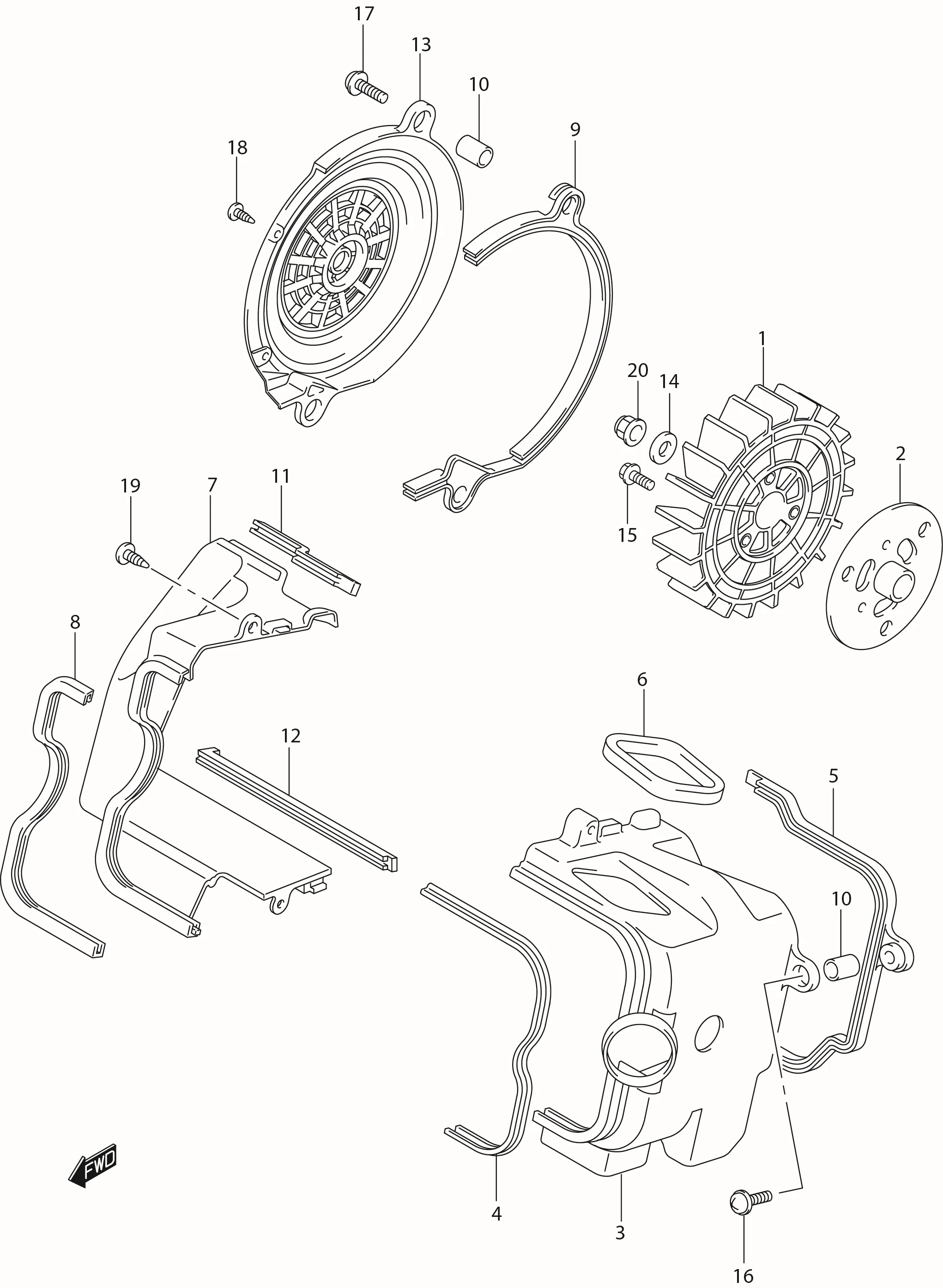 FIG.14 COOLING FAN