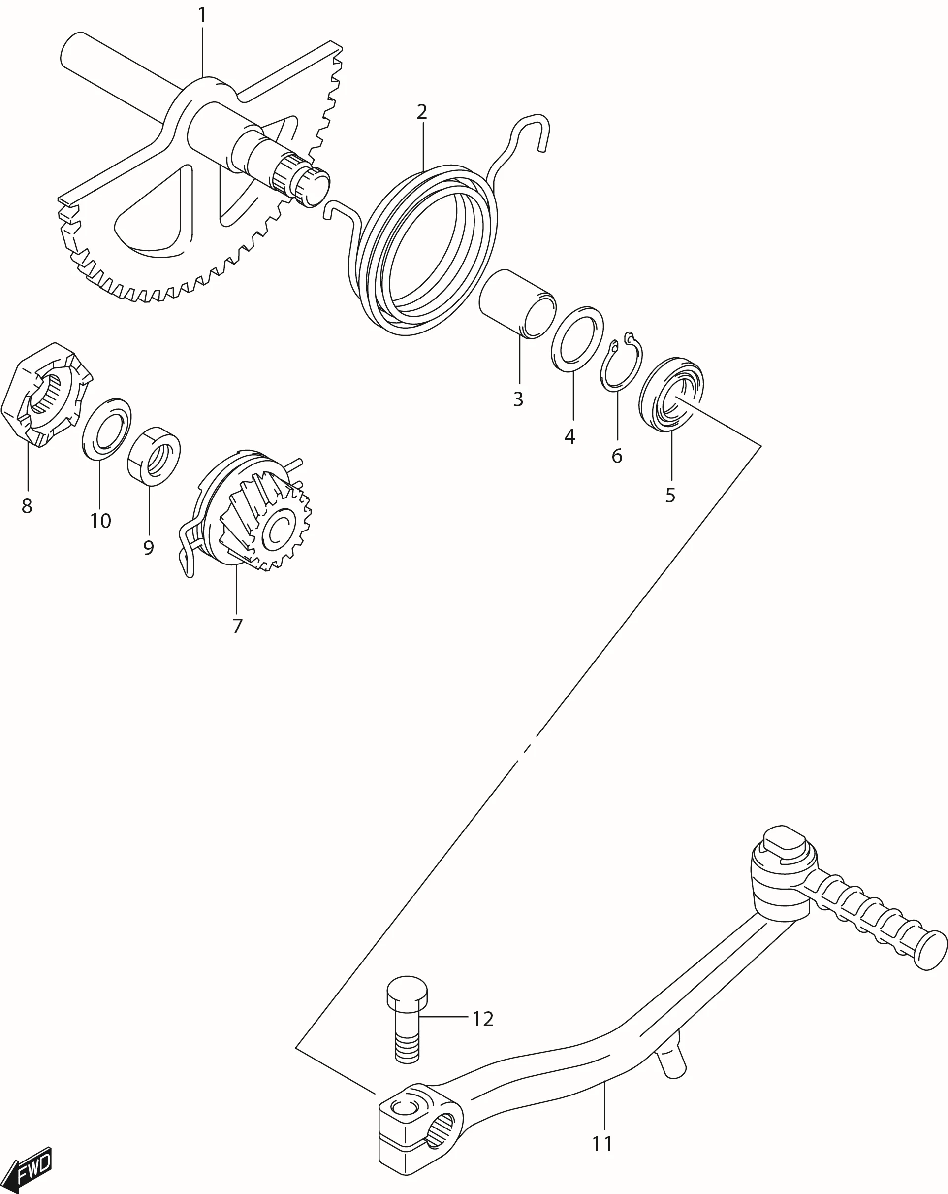 FIG.18 KICK STARTER