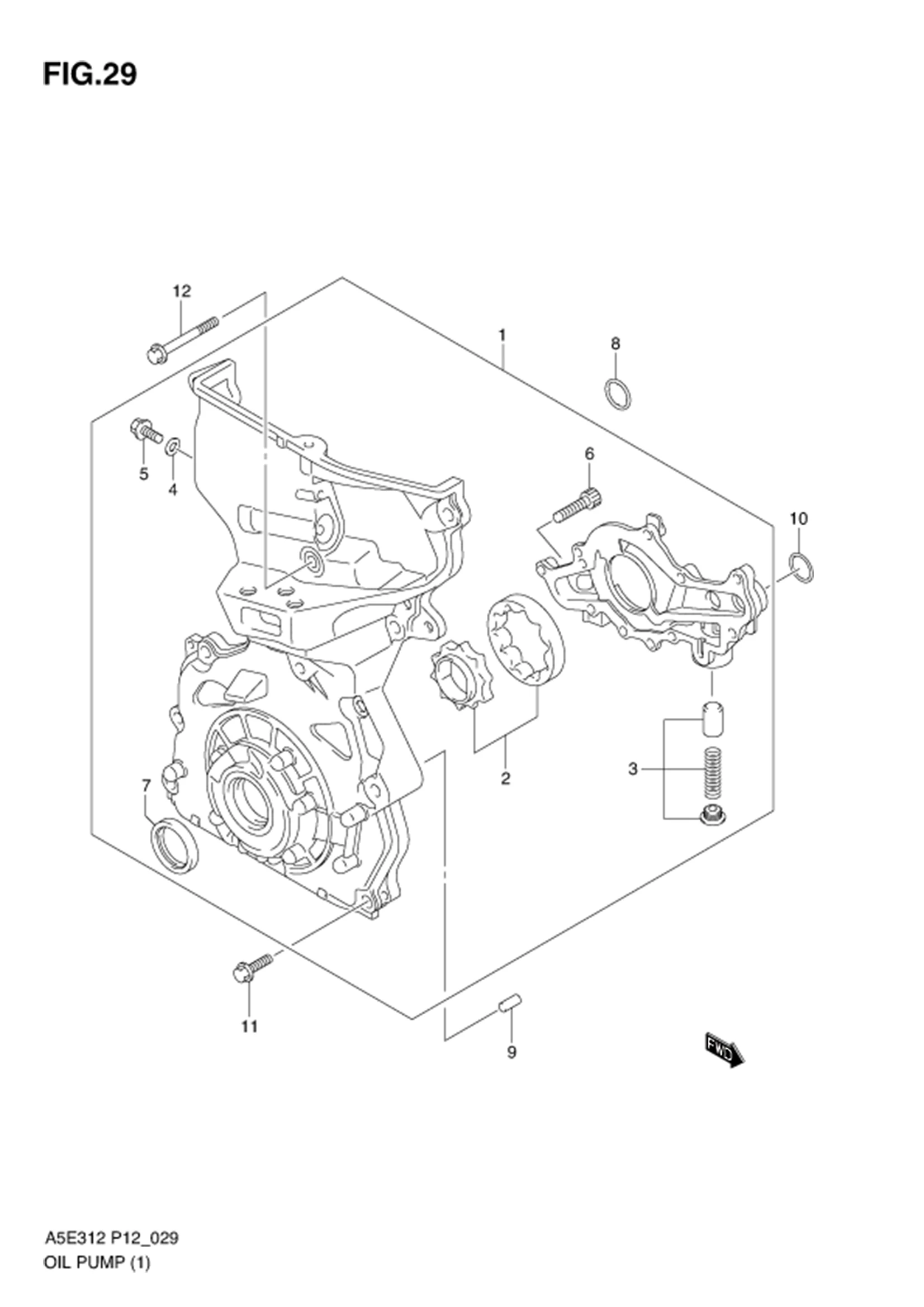 FIG.29 OIL PUMP (TYPE 1)