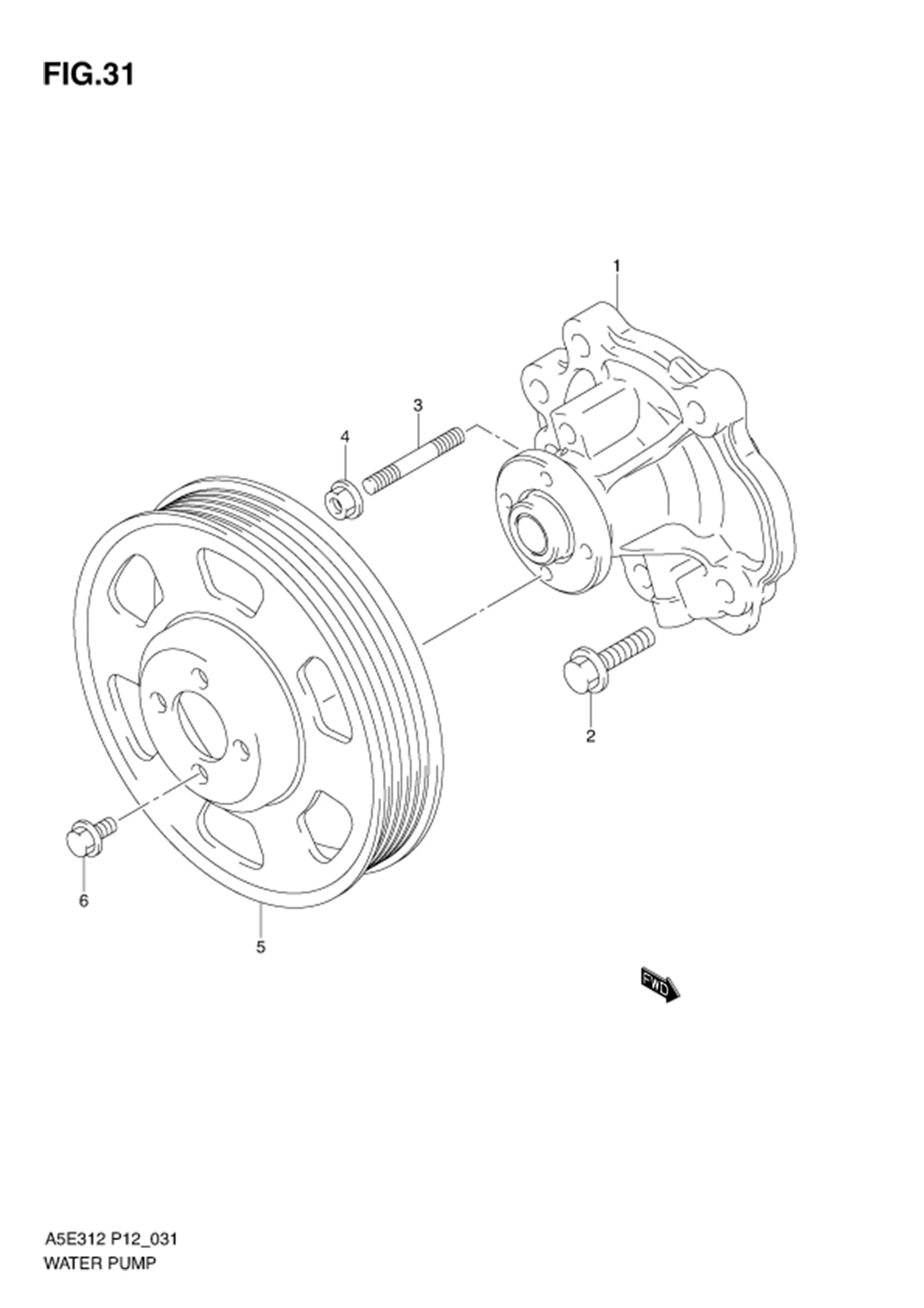 FIG.31 WATER PUMP