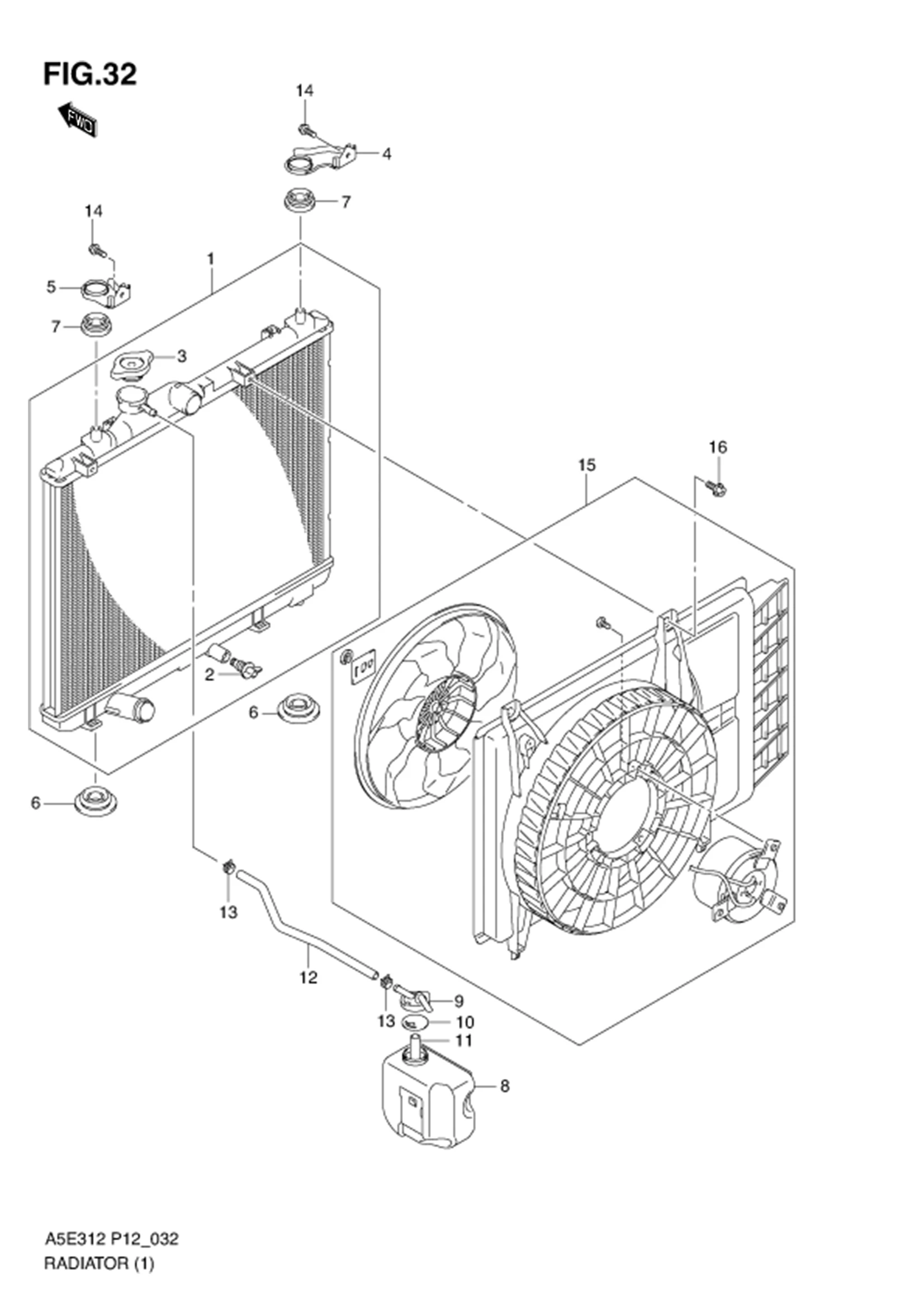 FIG.32 RADIATOR (TYPE 1)