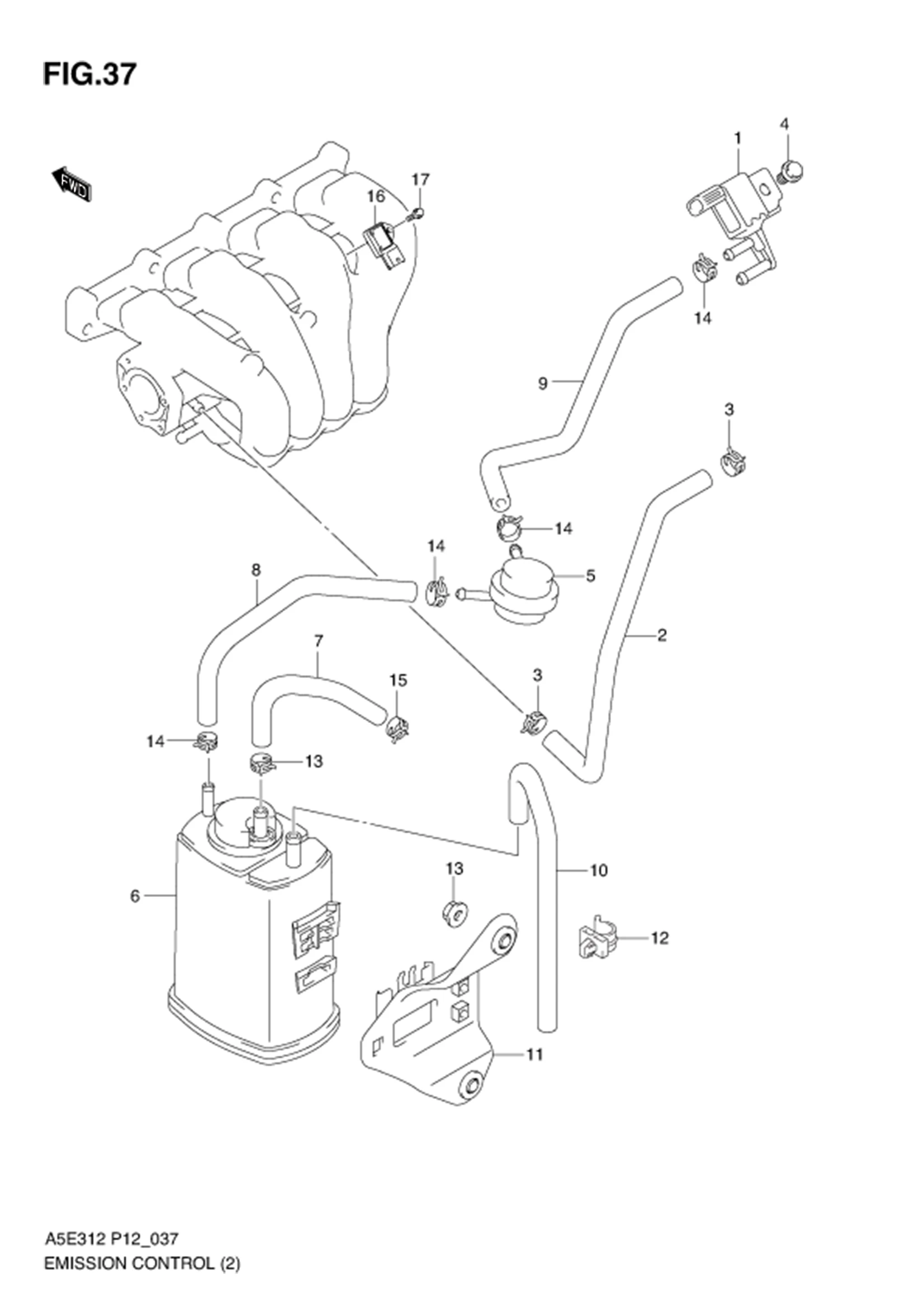 FIG.37 EMISSION CONTROL (TYPE 2)